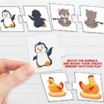 Match Front & Back of Animal Jigsaw Puzzle - Image 3