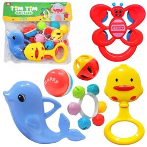 Tim Tim Rattles Star and Vehicle – 6 piece