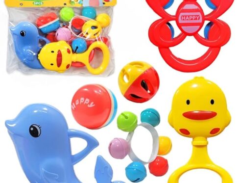 Tim Tim Rattles Star and Vehicle – 6 piece