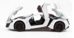 Lykan Hyper Diecast Alloy Metal Pull Back Car with Openable Doors,Light & Music Gifts Toys for Kids - Image 3