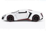 Lykan Hyper Diecast Alloy Metal Pull Back Car with Openable Doors,Light & Music Gifts Toys for Kids