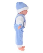Soft Toy - Happy Baby - Blue - Image 3