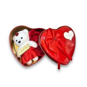 Teddy with Red Rose