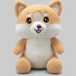 Sitting Shiba Dog - Brown
