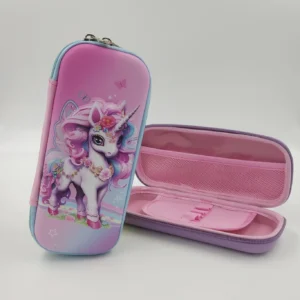 Unicorn Big Pencil Pouch Pink
