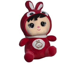 Big Rabbit Plush Doll – Red