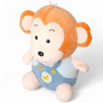 Cute Banana Monkey Soft Toy - Blue - Image 4