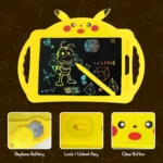 LCD Writing Table Pikachu Drawing Tablet (Yellow) - Image 2