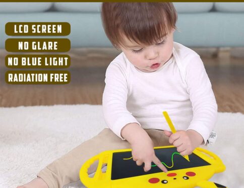LCD Writing Table Pikachu Drawing Tablet (Yellow)