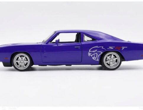 Dodge Charger Srt Diecast Openable Doors & Light, Music Boys Gifts Toys for Kids