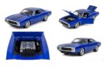 Dodge Charger Srt Diecast Openable Doors & Light, Music Boys Gifts Toys for Kids - Image 2