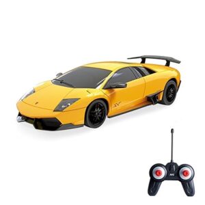 Officially Licensed Kids Toys, Lambo Murcielago SV Car with Cool Led Lights, Rc Toy For Kids