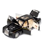 Rolls Royce Phantom Diecast Model Car Alloy, Sound, Light, Openable Doors, Pull Back Vehicle Toy - Image 2