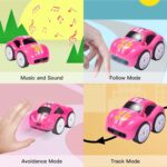 Magic Induction RC Intelligent Sensor Car - Pink - Image 5