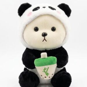 Hoodie Teddy Bear with Ice Cream Medium