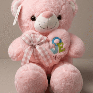 Teddy bear with Heart light Pink