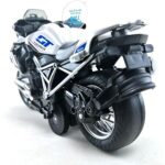 Nexus Motorcycle GT - Tourer, Die Cast Model Bike, Lights and Music toy For Kids and Fans - White - Image 4