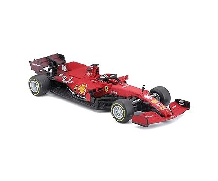 Burago Formula 1 Carlos Sainz F1 Team Shell SF21 2021 Scale Die-Cast Collectible Race Car