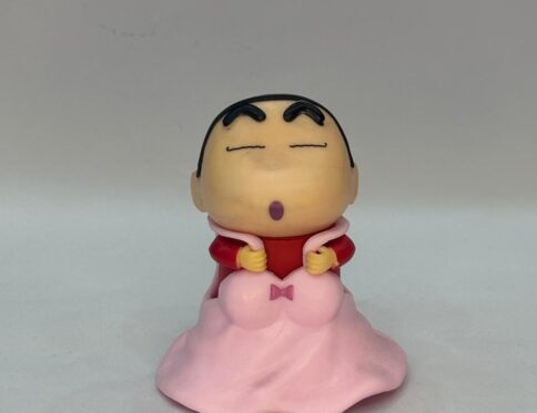 Mini Anime Figure . PInk dress Shin Chan