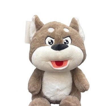 Furry Shiba Dog Soft Toy 30 cm