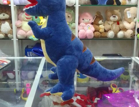 Dinosaur Navy Blue 34 cm Soft Toy