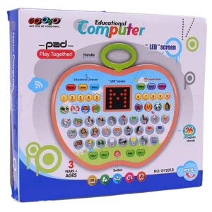 Educational Mini Laptop Computer for Kids, Alphabet & Numbers Learning Tablet with LED Display