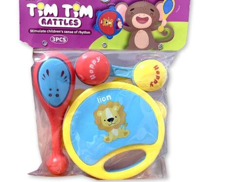 Tim Tim Rattle – Tambourine set 3 Pcs