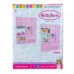 My Little Chefs Playhouse, 2-Door Mini Kitchen Set with Utensils, Pretend Play Cooking Toy for Kids - Image 7