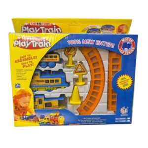 Play Train Set with Tracks - Kids Play Train with Engine
