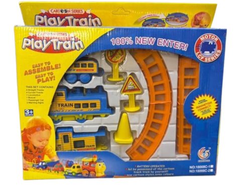 Play Train Set with Tracks – Kids Play Train with Engine