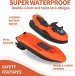 Motor Boat High Speed Surfer .Orange - Image 4