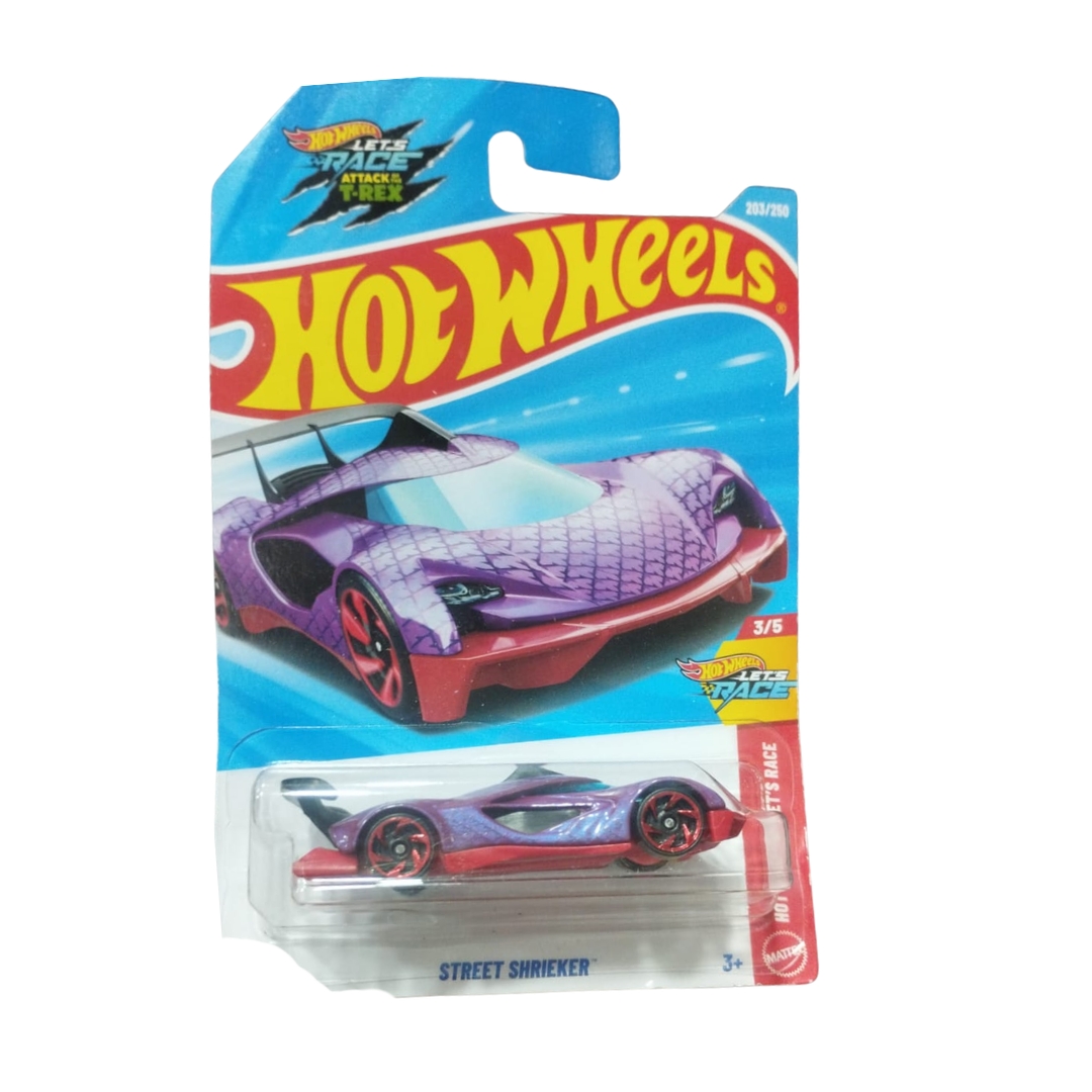 2894339 Street Shrieker. Attack T-Rex. Hot Wheels Lets Race.203/250 - Image 1