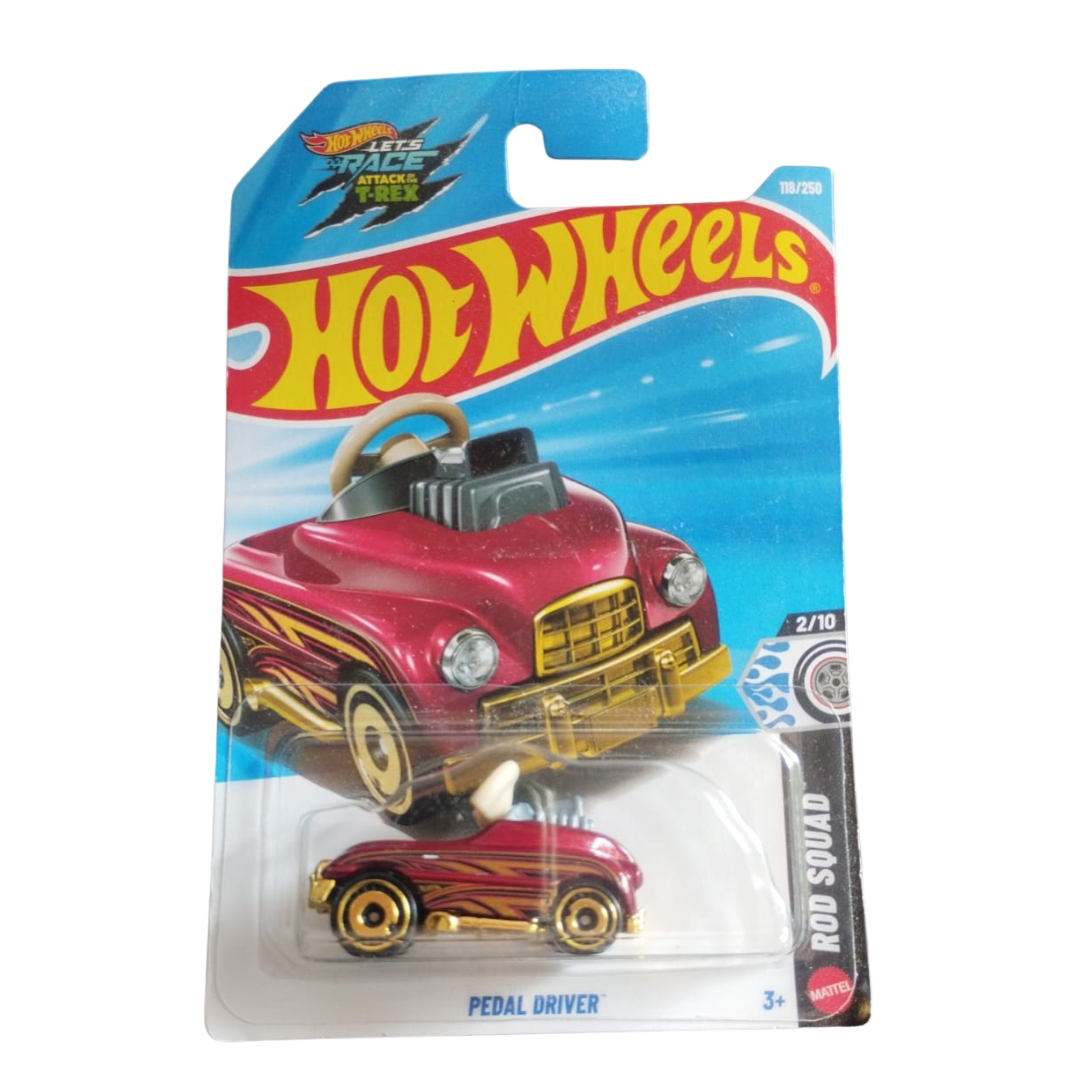 2894417 Pedal Driver. Rod Squad. Hot Wheels 2026. Lets Race Attack T-Rex. 118/250 - Image 1