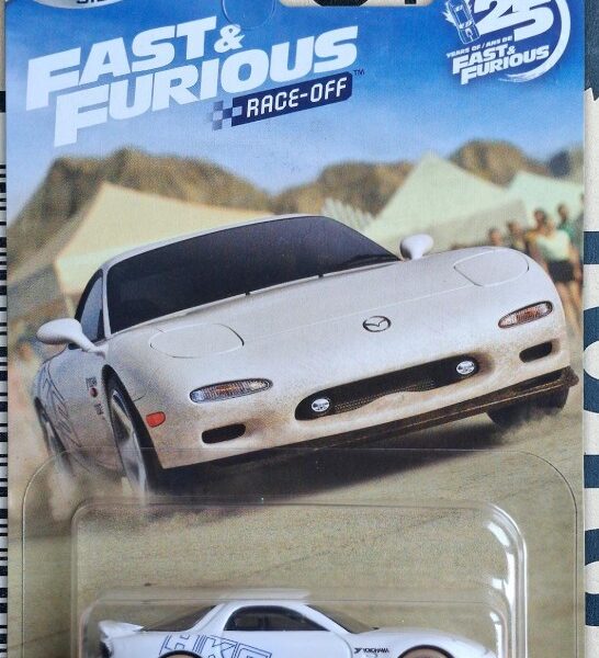 Hot wheels Silver Series 2026. Fast & Furious. 1995 Mazda Rx7