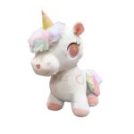 Soft Toy - Unicorn Big white and Pink - Image 2