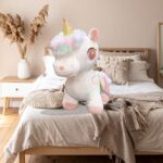 Soft Toy - Unicorn Big white and Pink