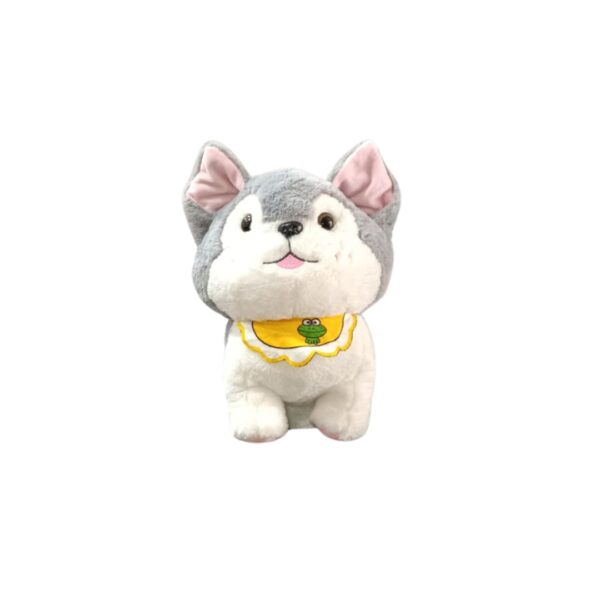 Sitting Shiba Dog - Grey