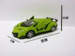 Simulated Model Supercars - Automatic Door Open-Close RC Car - Green - Image 6