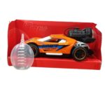 Die-Cast Smoke Pull Back car for kids - Orange - Image 4