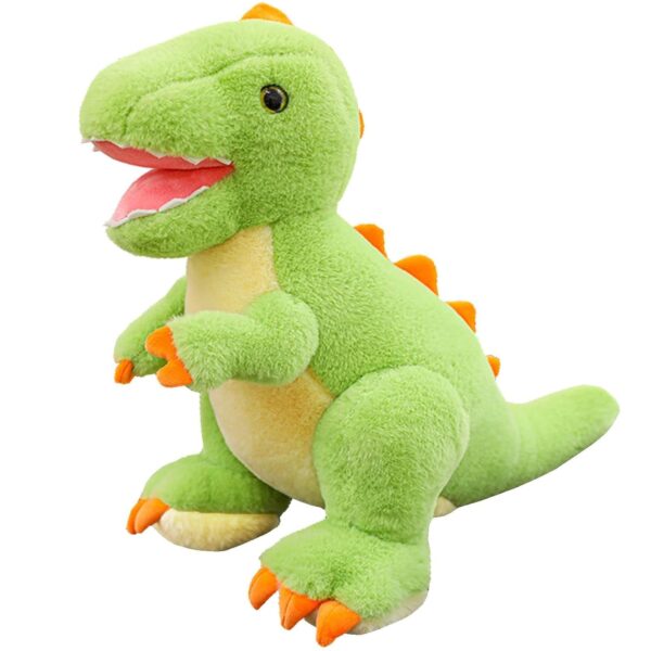 Dinosaur with Green and Yellow color Plush Toy