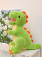 Dinosaur with Green and Yellow color Plush Toy - Image 4