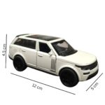 YZ Model Alloy Car - White - Image 6