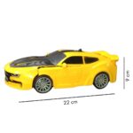 2 in 1 Deformation Brave RC Car Yellow - Image 2