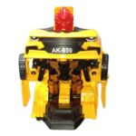 2 in 1 Deformation Brave RC Car Yellow - Image 3