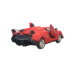 Simulated Model Supercars - Automatic Door Open-Close RC Car Red - Image 3