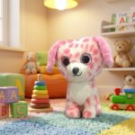 Small Dalmatian Dog Plush Pink - Image 2
