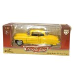 1908 Classic Car Pull Back Metal Car .Cream and Yellow - Image 3