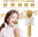 Karaoke Wireless Bluetooth Mic for Singing / Rechargeable Kids Mic with Speakers 3-12 Years Assorted - Image 2