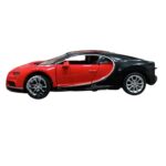 Bugatti die Cast Metal 1.32 Scale Model - Red - Image 3
