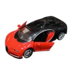 Bugatti die Cast Metal 1.32 Scale Model - Red - Image 4